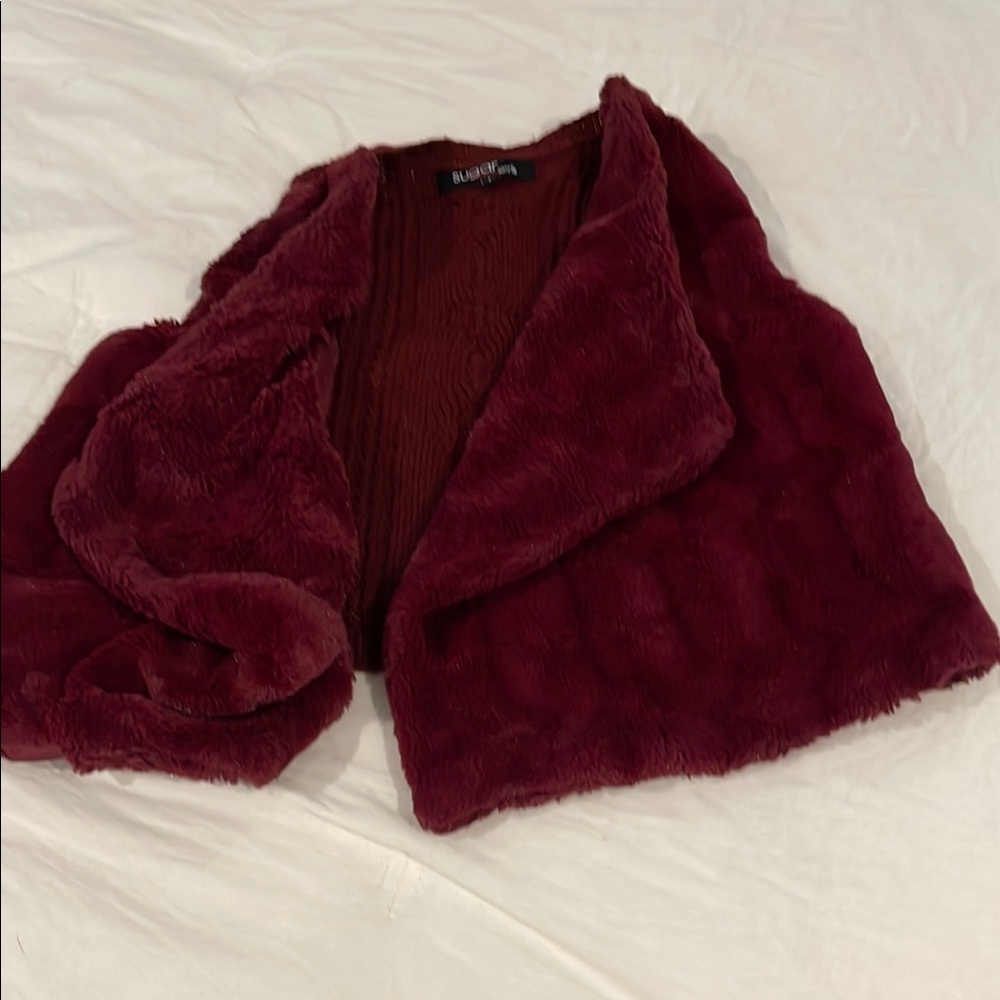 Sugar Girls faux fur vest